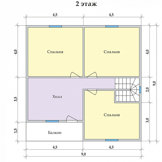 Радужный 9 х 9