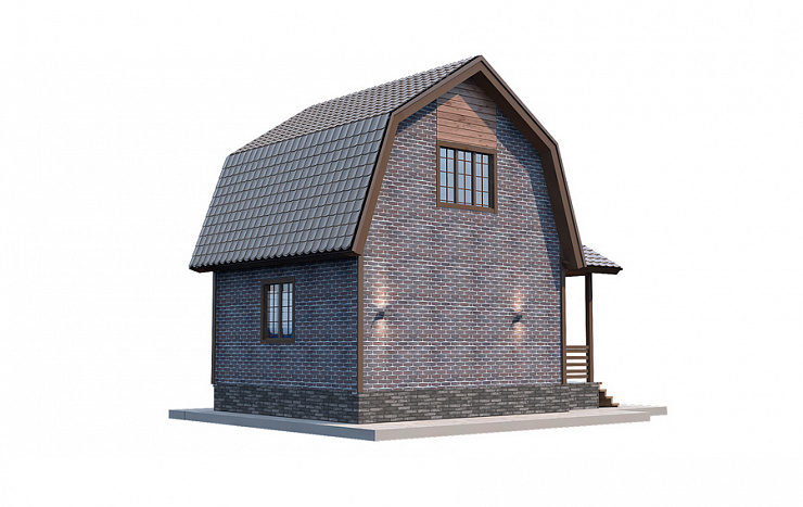 Каркасный дом Солнечный 6 х 4