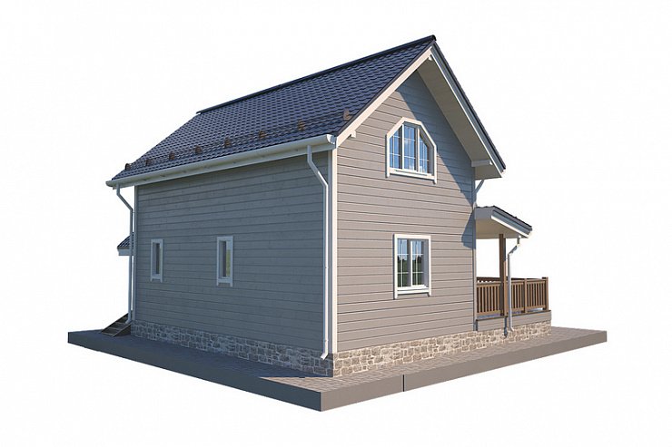 Каркасный дом Восход 13 х 7,5