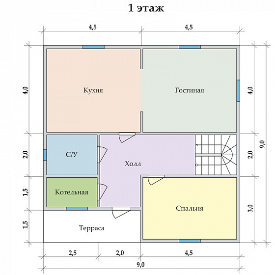 Радужный 9 х 9