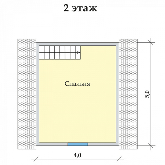 Каркасный дом Солнечный + 6 х 5