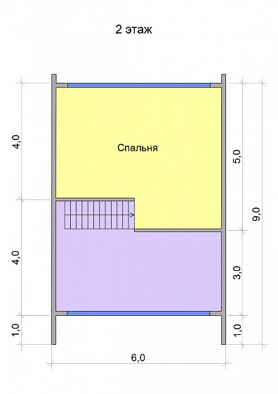 Барн-хаус 6 х 9