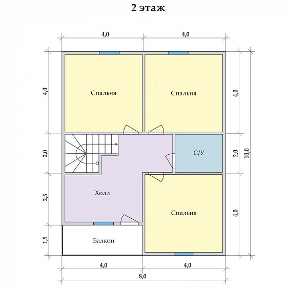 Радужный 8 х 10